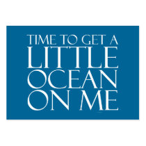 TEE Ocean On Me Business Card