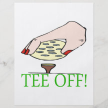 Tee Off Custom Flyer
