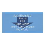 TEE Old Blue Jeans Customized Photo Card