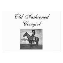 TEE Old Fashioned Cowgirl business cards