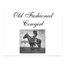 TEE Old Fashioned Cowgirl posters by teepossible TEE Old Fashioned Cowgirl posters