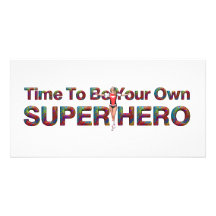 TEE Own Superhero Personalized Photo Card