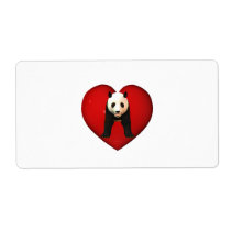 TEE Panda Bears labels