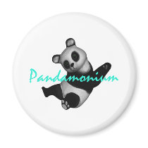 TEE Pandamonium Refrigerator Magnet