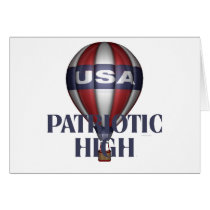 TEE Patriotic High Greeting Cards