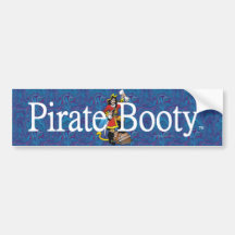 TEE Pirate Booty Bumper Sticker
