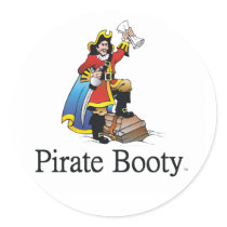 TEE Pirate Booty stickers