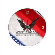 TEE Political Victory Slogan wall clocks