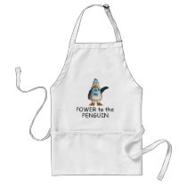TEE Power to the Penguin aprons