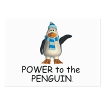 TEE Power to the Penguin business cards