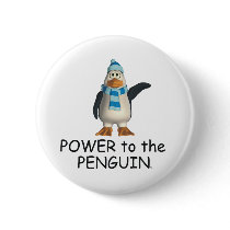 TEE Power to the Penguin Buttons
