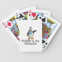 TEE Power to the Penguin playing cards