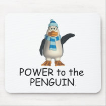 TEE Power to the Penguin mousepads