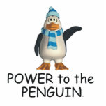 TEE Power to the Penguin Photo Cut Outs