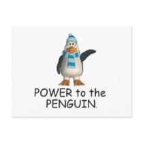 TEE Power to the Penguin Postcards