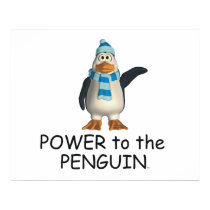 TEE Power to the Penguin posters