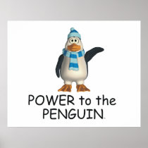 TEE Power to the Penguin Posters