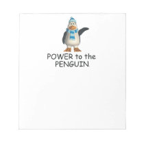 TEE Power to the Penguin notepads