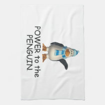 TEE Power to the Penguin kitchen towels