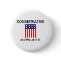 TEE Proud Conservative buttons by teepossible TEE Proud Conservative buttons