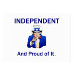 TEE Proud Independent Business Cards