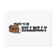 TEE Proud to be Hillbilly postcard