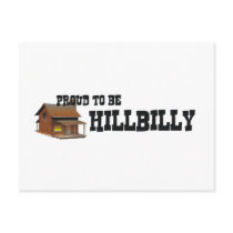 TEE Proud to be Hillbilly postcards