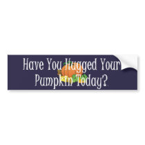 TEE Pumpkin Hug Bumper Sticker