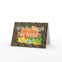 TEE Pumpkin Hug Card