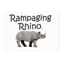 TEE Rampaging Rhino business cards