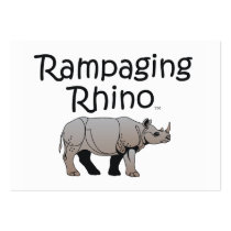 TEE Rampaging Rhino business cards
