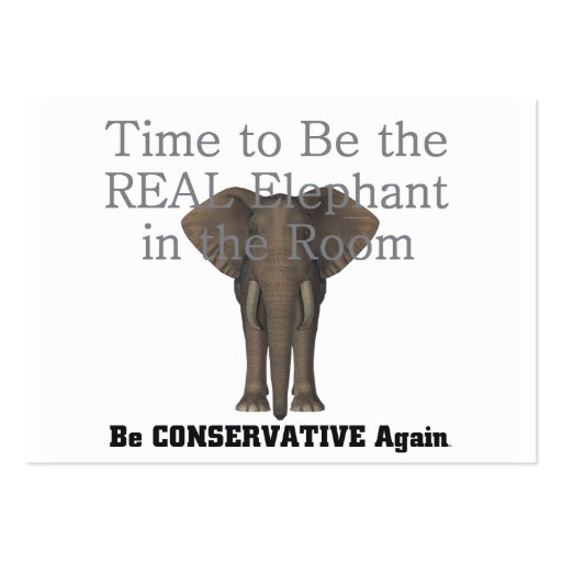 TEE Real Elephant Business Card Template