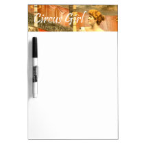 TEE Retro Circus Girl dry erase boards