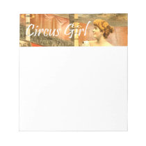 TEE Retro Circus Girl notepads