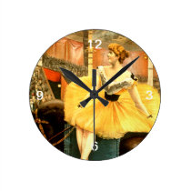 TEE Retro Circus Girl wall clocks
