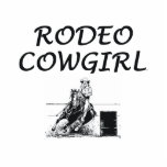 TEE Rodeo Cowgirl Photo Cutouts