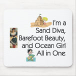 TEE Sand Diva Mouse Pad