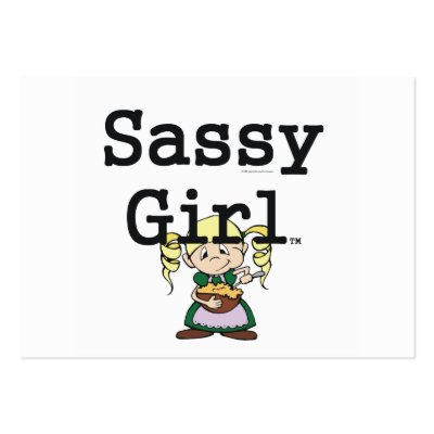 TEE Sassy Girl Business Cards by teepossible