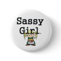 TEE Sassy Girl buttons by teepossible TEE Sassy Girl buttons