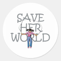 TEE Save Her World stickers