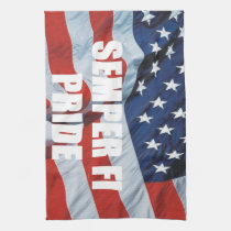 TEE Semper Fi Pride kitchen towels