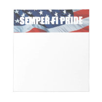 TEE Semper Fi Pride notepads