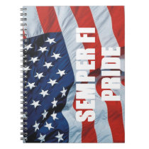 TEE Semper Fi Pride notebooks