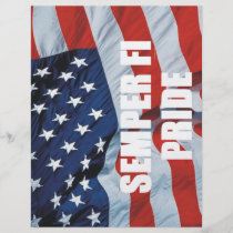 TEE Semper Fi Pride flyers