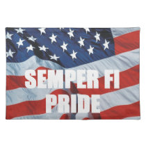TEE Semper Fi Pride placemats