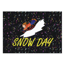 TEE Snow Day Business Card