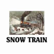 TEE Snow Train photo sculptures by teepossible TEE Snow Train photo sculptures