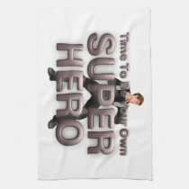 TEE Superhero Man kitchen towels