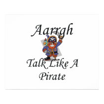 TEE Talk Like A Pirate posters