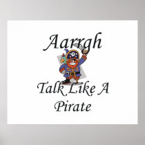 TEE Talk Like A Pirate Poster
